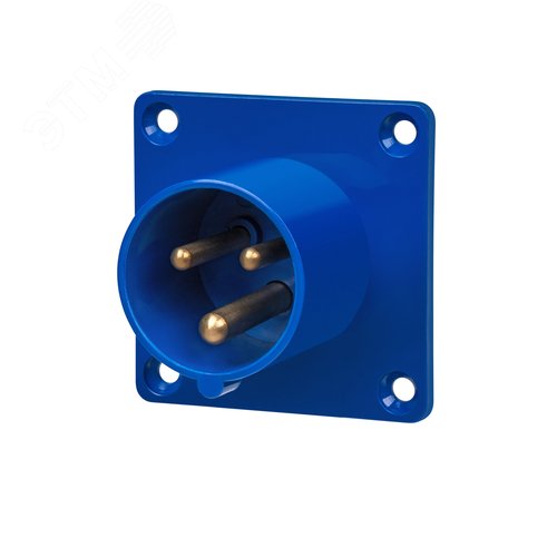 Вилка 613 скрытая 2Р+РЕ 16А 220В IP44 TDM - TDM ELECTRIC