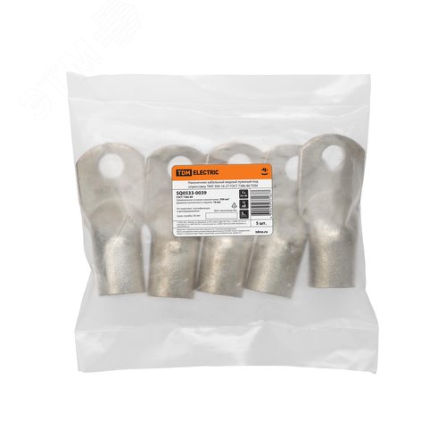 Наконечник кабельный медный луженый под опрессовку ТМЛ 300-16-27 ГОСТ 7386-80 3