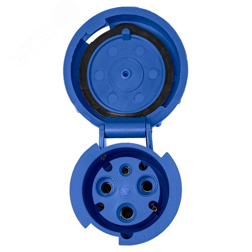 Розетка 233 переносная 2Р+РЕ 63А 220В IP54 TDM - фото 2