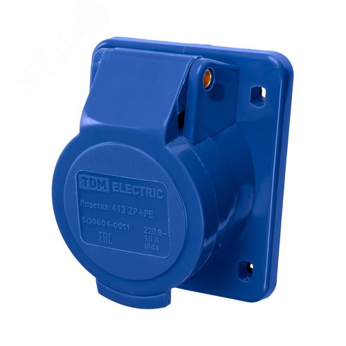 Розетка 413 скрытая 2Р+РЕ 16А 220В IP44 TDM - фото 2