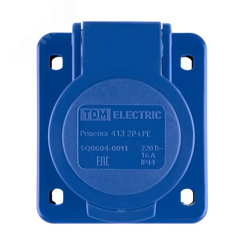 Розетка 413 скрытая 2Р+РЕ 16А 220В IP44 TDM - фото 9