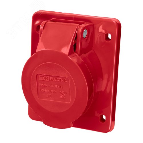 Розетка 414 скрытая 3Р+РЕ 16А 380В IP44 TDM - фото 4