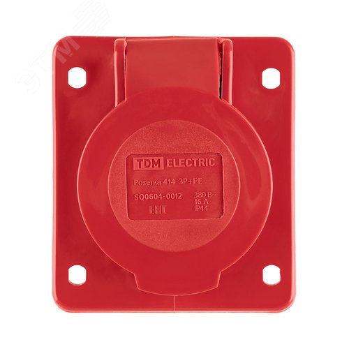 Розетка 414 скрытая 3Р+РЕ 16А 380В IP44 TDM - фото 5