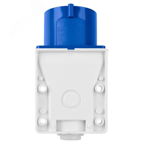 Вилка 523 стационарная 2Р+РЕ 32А 220В IP44 TDM - фото 4