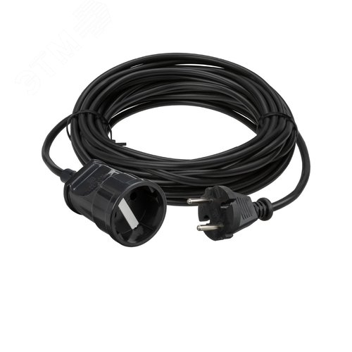 Удлинитель-шнур силовой народный ПВС 1300 Вт б/з 10м штепс. гнездо