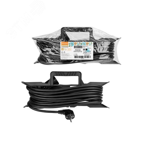 Удлинитель-шнур на рамке силовой народный ПВС 2200 Вт с/з 10м штепс. гнездо