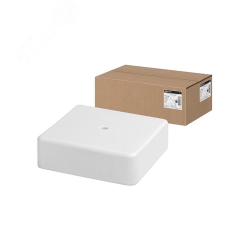 Коробка распаячная КР 100х100х29 ОП белая IP40 - TDM ELECTRIC