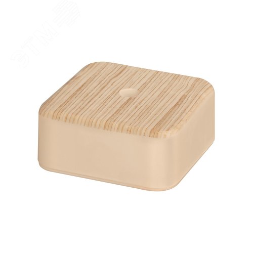 Коробка распаячная КР 50х50х20 ОП сосна IP40, инд. штрихкод 3