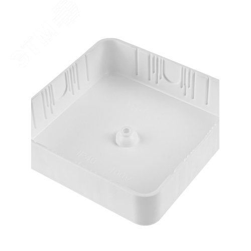 Коробка распаячная КР 75х75х20 ОП белая, IP40, инд. штрихкод - фото 2