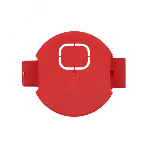 Установочная коробка СП D68х62мм углубленная саморезы стыковочные узлы красная IP20 TDM 4