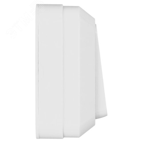 Выключатель двухклавишный открытой установки IP20 10А, белый ''Ладога'' 5