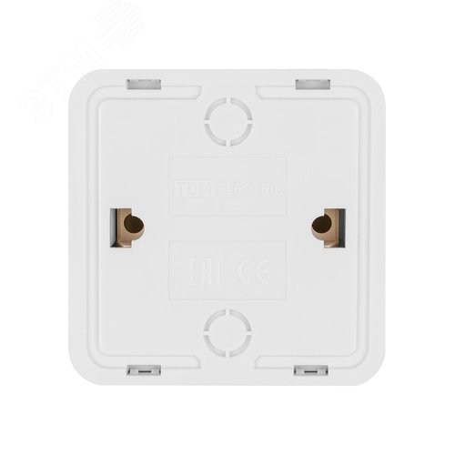 Розетка TФ (RJ-11) открытой установки IP20, белая ''Ладога'' - фото 5