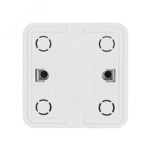 Розетка 2П открытой установки с защитными шторками IP20 10А, белый ''Ладога'' 6