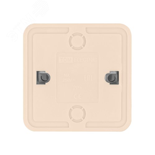 "Розетка 2П+3 открытой установки IP20 16А 250В (керамика) сл. кость ""Ладога"" TDM" 7
