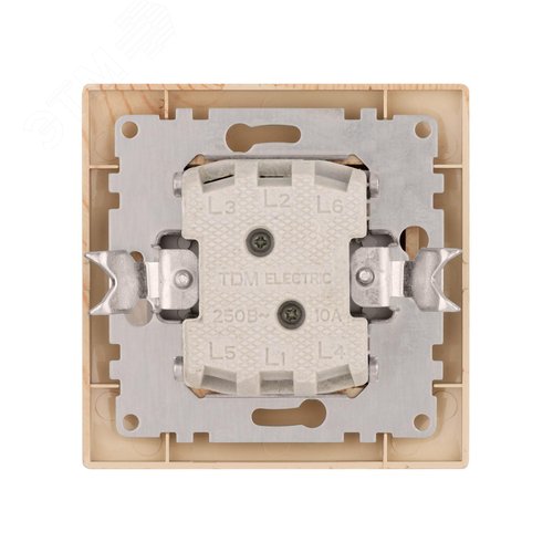 Выключатель 2 кл. 10А ЭКО (сосна) Таймыр TDM 5