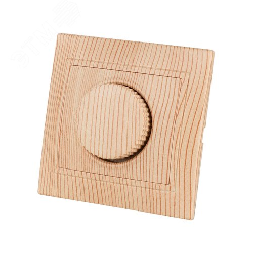 Светорегулятор поворотный RL 300 Вт ЭКО (сосна) Таймыр TDM 3