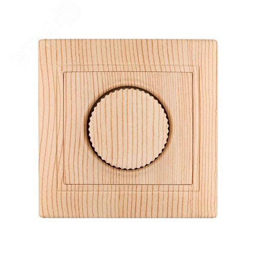 Светорегулятор поворотный RL 300 Вт ЭКО (сосна) Таймыр TDM 5