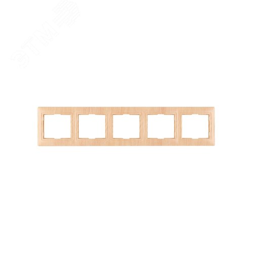 Рамка 5 постовая горизонтальная ЭКО (сосна) Таймыр TDM 2