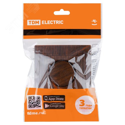 Светорегулятор поворотный RL 300 Вт ЭКО (бук) Таймыр TDM 5