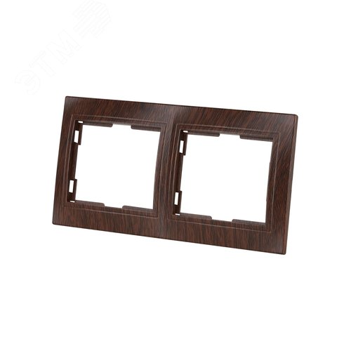 Рамка 2-х постовая горизонтальная ЭКО (бук) Таймыр TDM 4