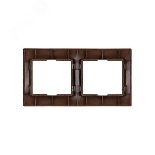 Рамка 2-х постовая горизонтальная ЭКО (бук) Таймыр TDM 2