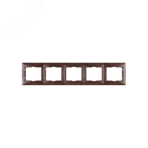 Рамка 5  постовая горизонтальная ЭКО (бук) Таймыр TDM 5