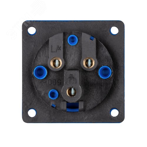 Вилка 623 скрытая 2Р+РЕ 32А 220В IP44 TDM - фото 4