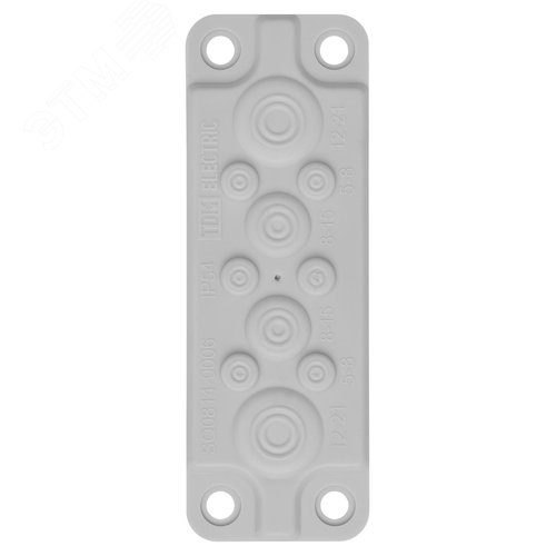 Кабельный ввод мембранный КВМ-35, ТЭП, RAL7035, IP66, 35 вводов TDM