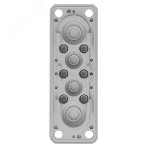 Кабельный ввод мембранный КВМ-35, ТЭП, RAL7035, IP66, 35 вводов TDM 4