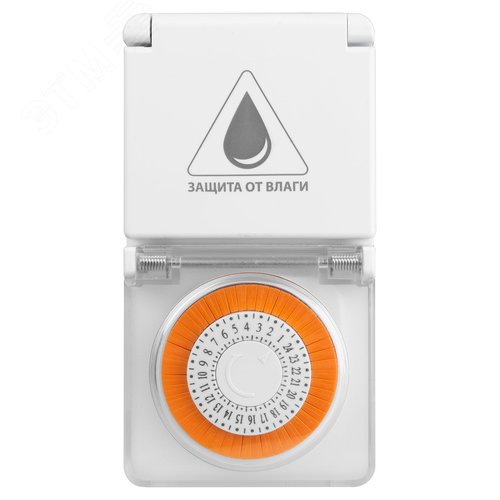 Таймер розеточный ТРМ-03 30мин/24ч 16А IP44       суточный защита от влаги TDM - фото 5