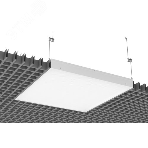 Светильник светодиодный ДВО Грильято 25Вт 3300Лм 5000К IP20 | LE-СВО-03-030-0595-20Х | LEDeffect 2