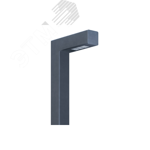 Светильник LED БУК (СТУ) 25Вт 3800Лм 4,0К КСС Д наклон консоли 90 град. прозрачный рассеиватель IP65 высота 3м