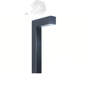 Светильник LED БУК (СТУ) 10 Вт 1500 Лм 4,0К КСС Д наклон консоли 90 град. прозрачный рассеиватель IP65 высота 1м