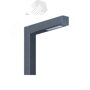 Светильник LED БУК (СТУ) 60Вт 9000Лм 4,0К КСС Д наклон консоли 90 град. прозрачный рассеиватель IP65 высота 6м