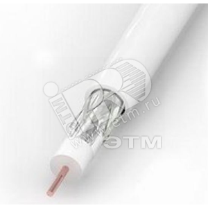 Кабель коаксиальный SAT-703 75 Ом 1/0.9 CU 116х3/0.15 Al-Mg + Al (100м) - Alarmico