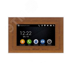 Монитор IP индивидуальный Touch Screen 9‘ c памятью на SD картуПО д. устройств под ОС Android.‘ - BAS-IP
