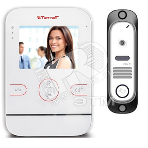 Комплект видеодомофона состав TR-25W и DVC-412Si - Tor-Net