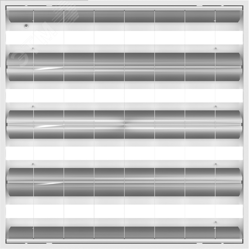 Светильник люминесцентный ARS/R 4x18 HF ES1 встраиваемый ЭПРА и аварийный блок на 3 часа 6