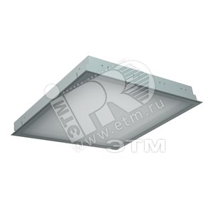 Светильник люминесцентный OPL/R 4x18 HF 605х605 встраиваемый опаловый с ЭПРА (1027000350)