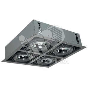 Светильник SNS/R 400 4хКГМ G53 квадратный без трансформатора (1155000690)