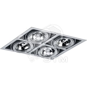 Светильник SNS 1x70/1x100 МГЛ GX8,5/КГМ G53 встр.белый - Световые Технологии