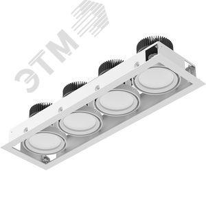 Светильник SNS LED 4M 4x35 W D45 4000K new (1159000350) - фото 2