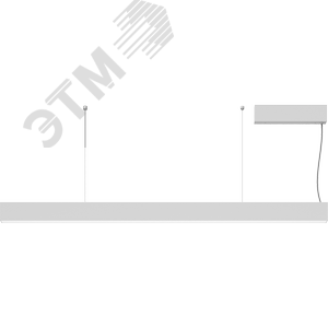 Cветильник cветодиодный ДСО/ДПО PROFILE 60L P LED 1800 BL 4000K Profile  | 1248002580 | Световые Технологии - фото 3