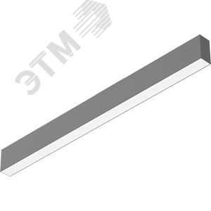 Светильник светодиодный PROFILE 60H S DR LED 2400 BL 4000K | 1248007240 | Световые Технологии - фото 2