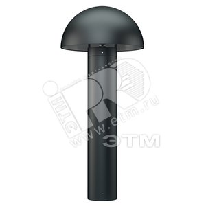 Светильник NFB221 E100 грунтовый                  столбик,h=1030mm,под ЛОН 100вт,Е27,IP55,черный - Световые Технологии