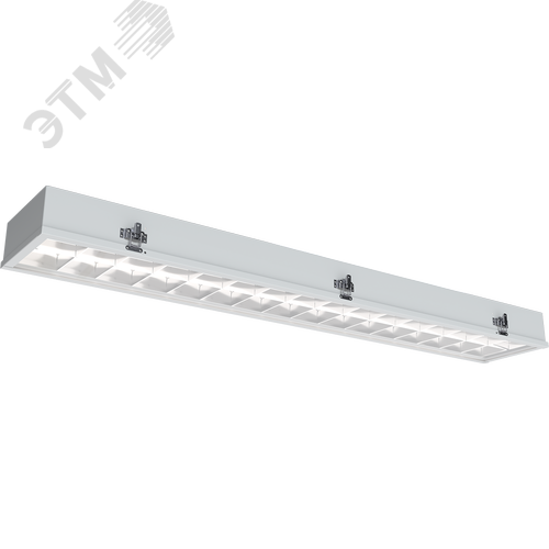 Светильник SPORTLUX 2x80 T5 накладной IP20 ЭПРА PC/металл белый - фото 4