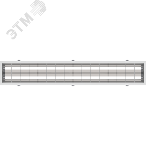 Светильник SPORTLUX 2x80 T5 накладной IP20 ЭПРА PC/металл белый - фото 6