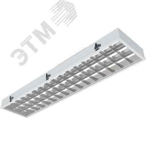 Светильник SPORTLUX 3x80 T5 накладной IP20 ЭПРА PC/металл белый (1453000020) - фото 2
