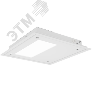 Светильник светодиодный DS LED 9w IP54 опаловый белый квадратный (1462000010) - фото 4