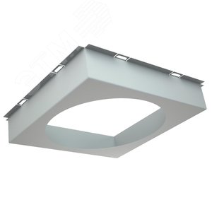 Рамка Грильято SL/COLIBRI 190X190xd125 (100x100x50 lamel 10мм) silver - Световые Технологии
